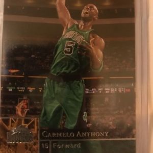 9-10 U.D. Carmelo Anthony/Kevin Garnett ERROR Card